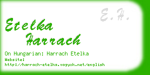 etelka harrach business card